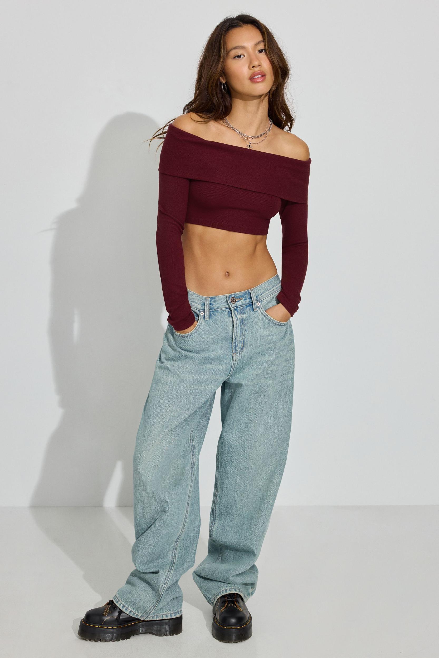 Kayla Foldover Off Shoulder Top Product Image