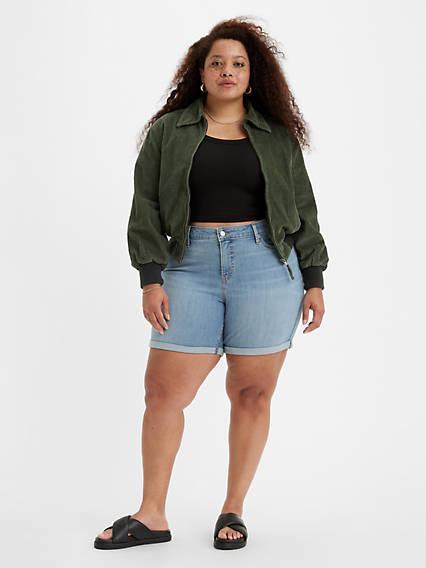 Mid Length Women's Shorts (Plus Size) Product Image