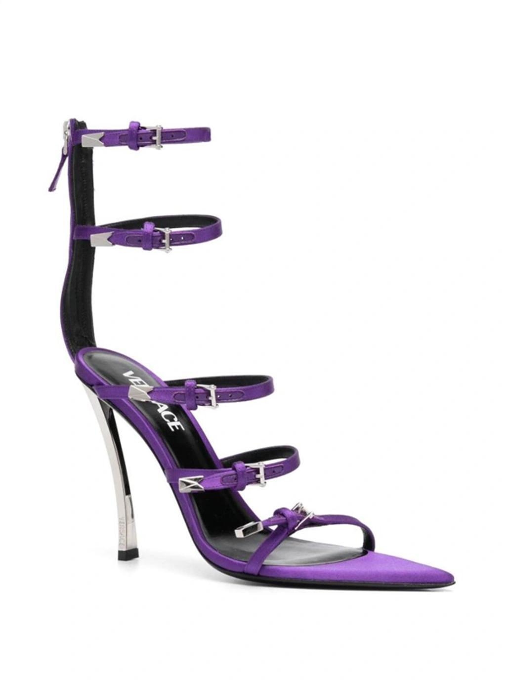 Point Strap Sandal In Purple Product Image