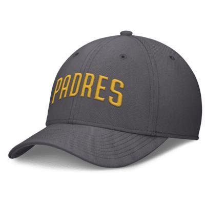 Men's Nike Gray San Diego Padres Swoosh Performance Flex Hat,  Product Image