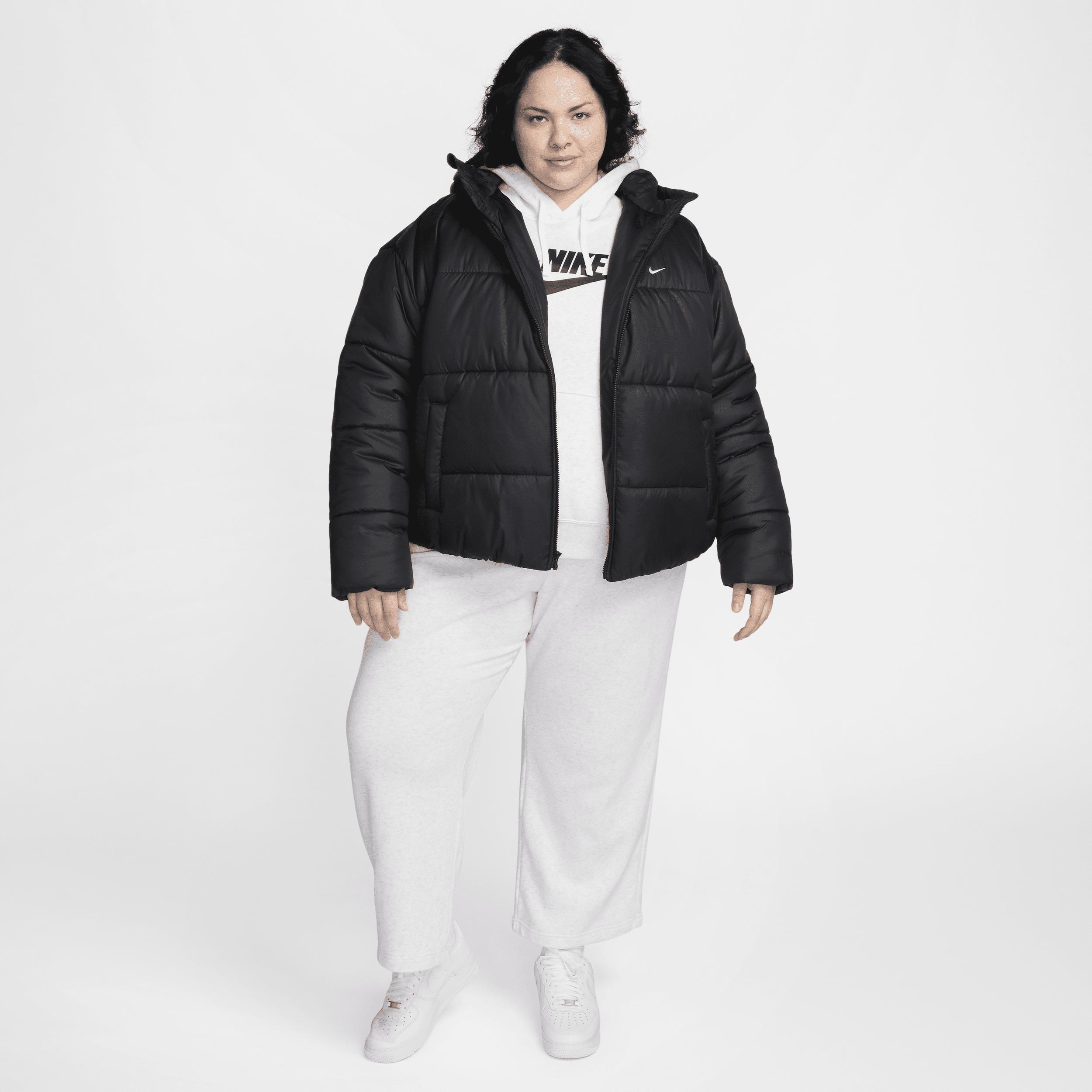 Women's Nike Sportswear Classic Puffer Therma-FIT Loose Hooded Jacket (Plus Size) Product Image