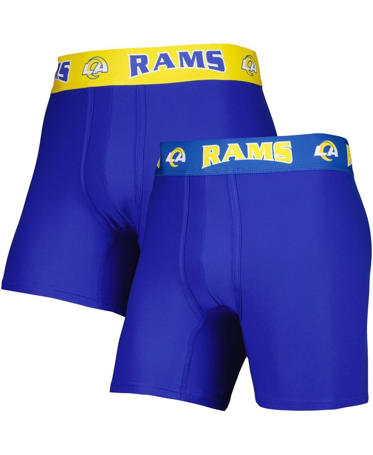 Mens Concepts Sport Royal/Gold Los Angeles Rams 2-Pack Boxer Briefs Set Product Image