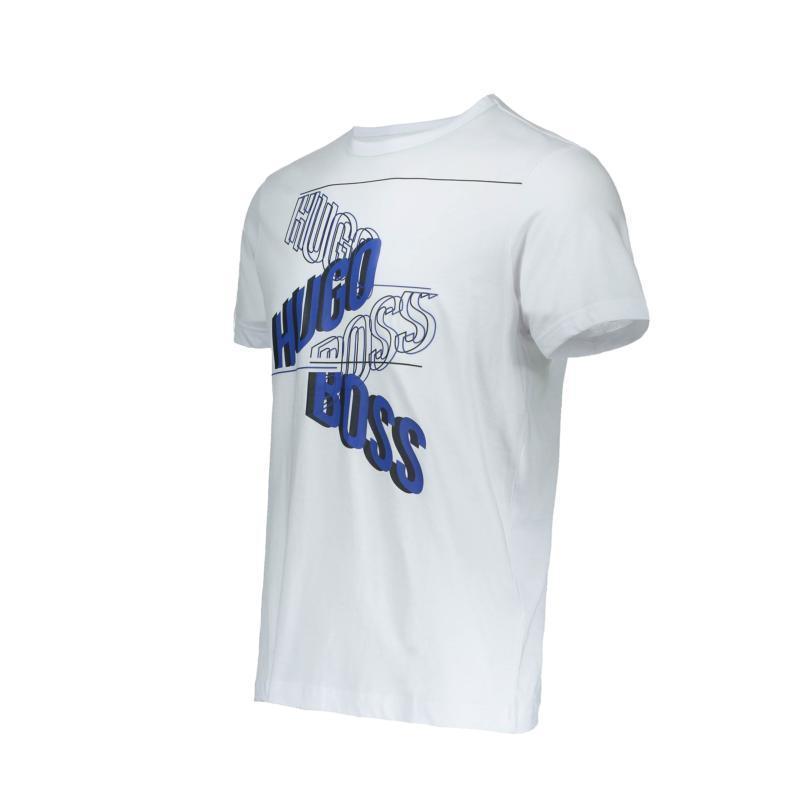 HUGO BOSS Logo Details T-shirt In White Product Image