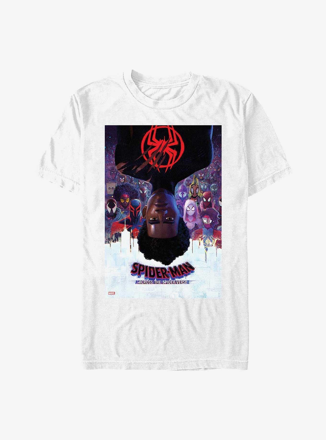 Marvel Spider-Man Across The Spiderverse Poster Extra Soft T-Shirt Product Image
