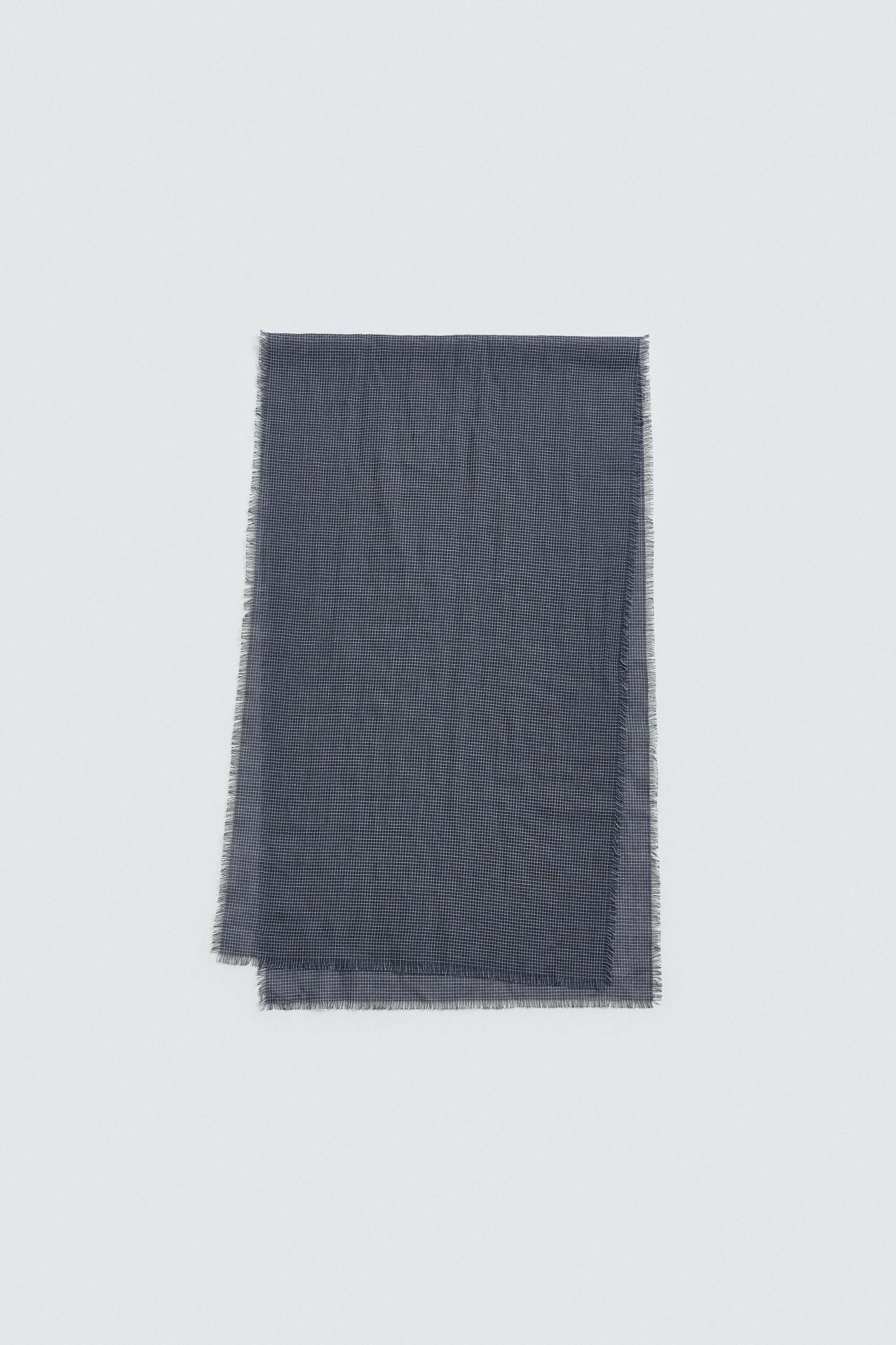 COTTON TEXTURED SCARF Product Image