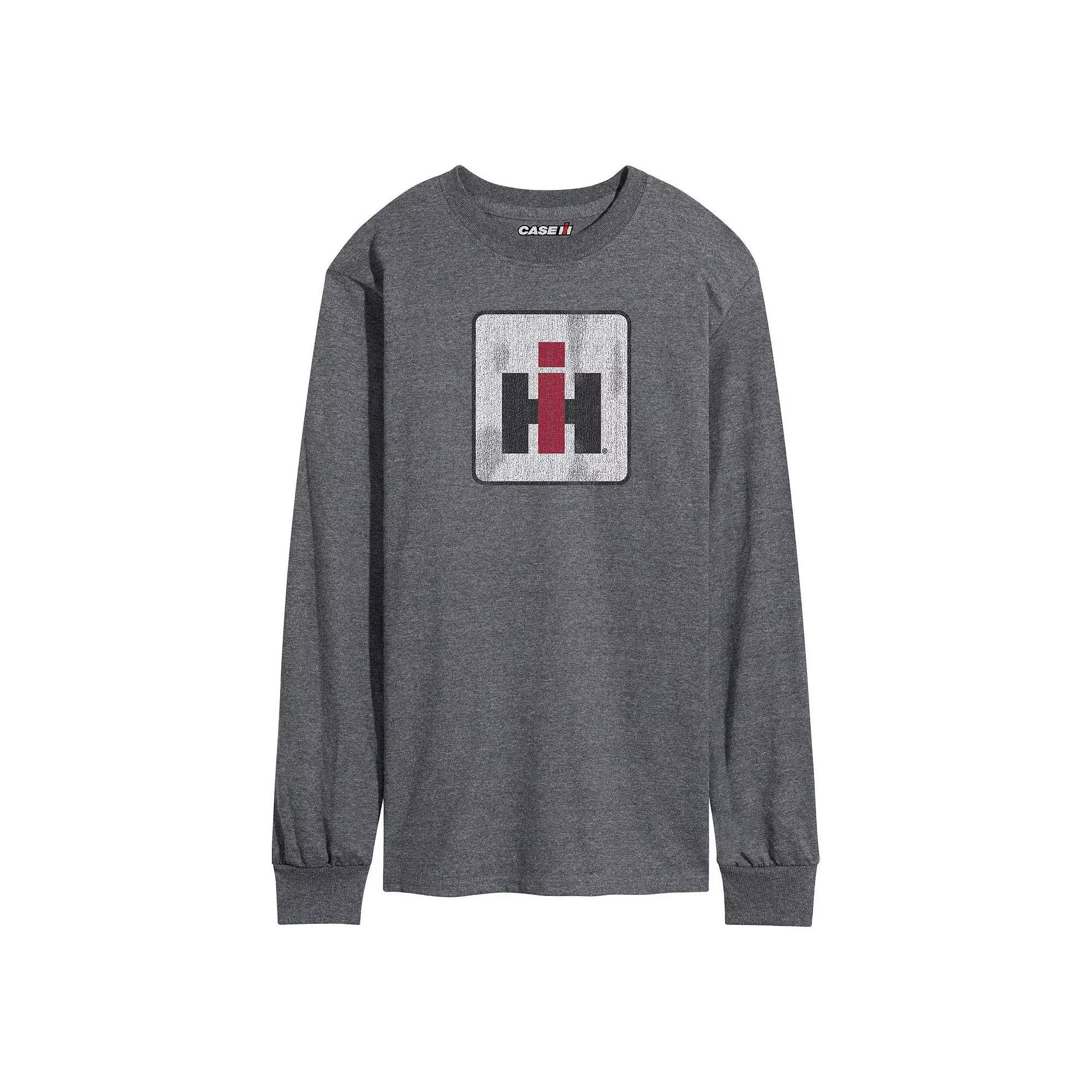 Men's Case IH Logo Distressed Long Sleeve,  Product Image