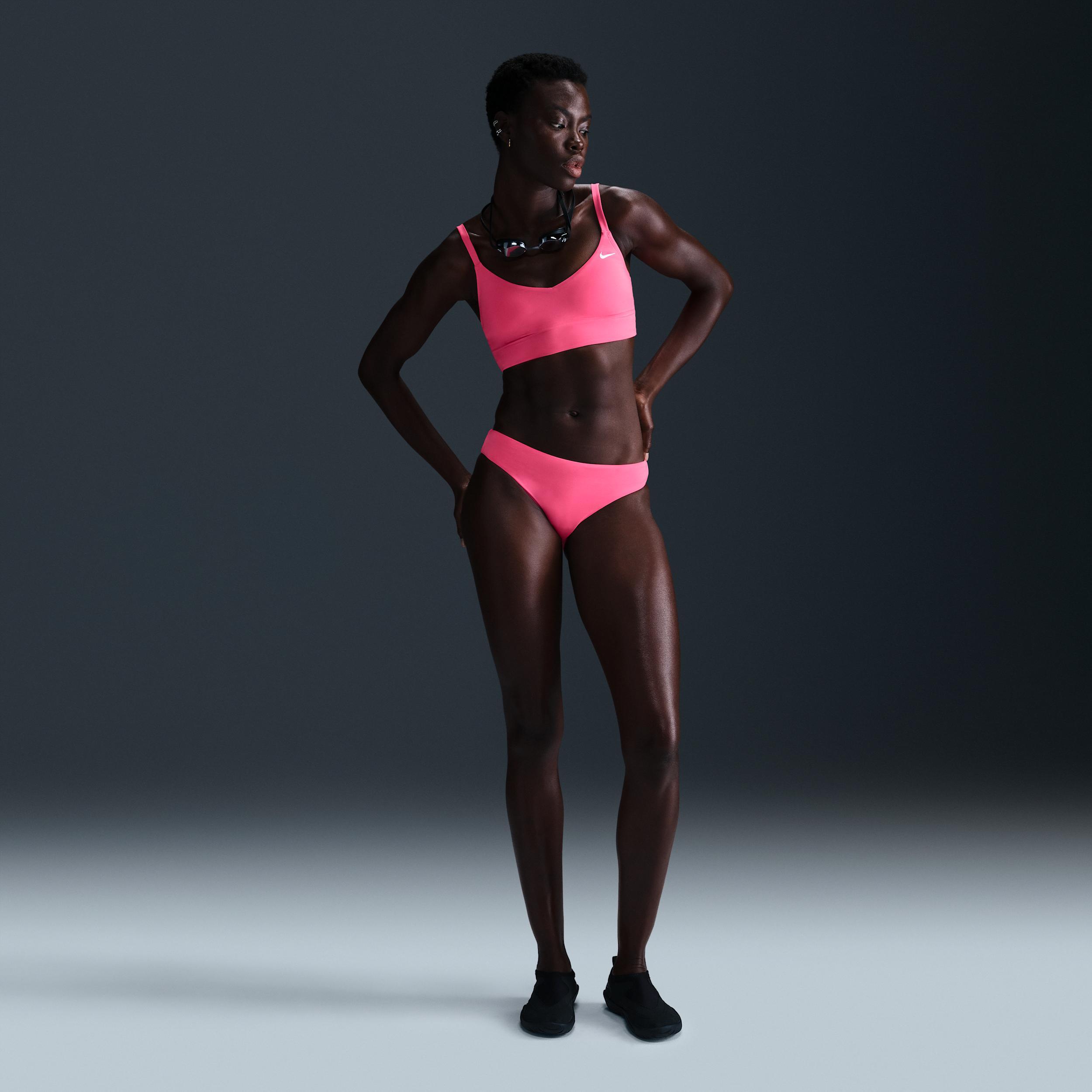 Nike Women's Swim Essential V-Neck Midkini Product Image