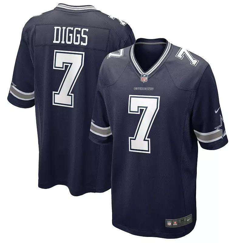 Men's Nike Trevon Diggs Navy Dallas Cowboys Game Jersey, Size: 2XL, Blue Product Image