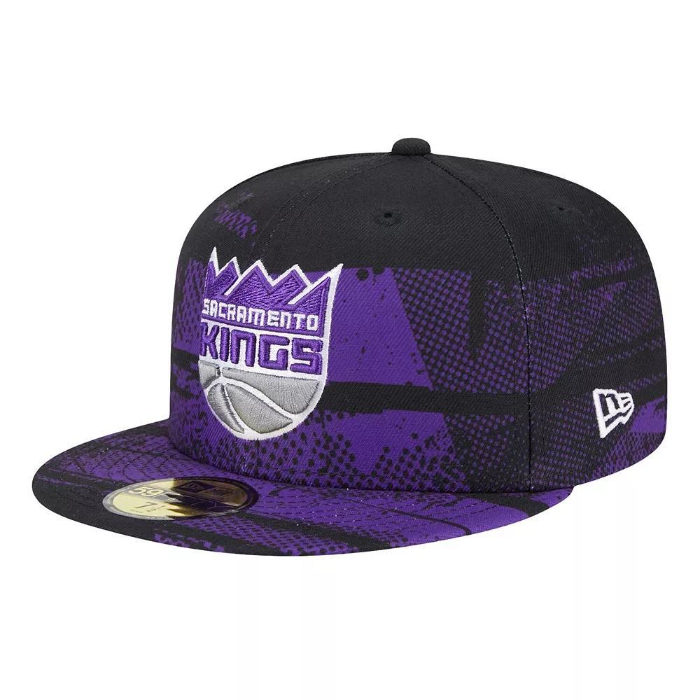 Mens New Era Black Sacramento Kings Tip-Off 59FIFTY Fitted Hat Product Image