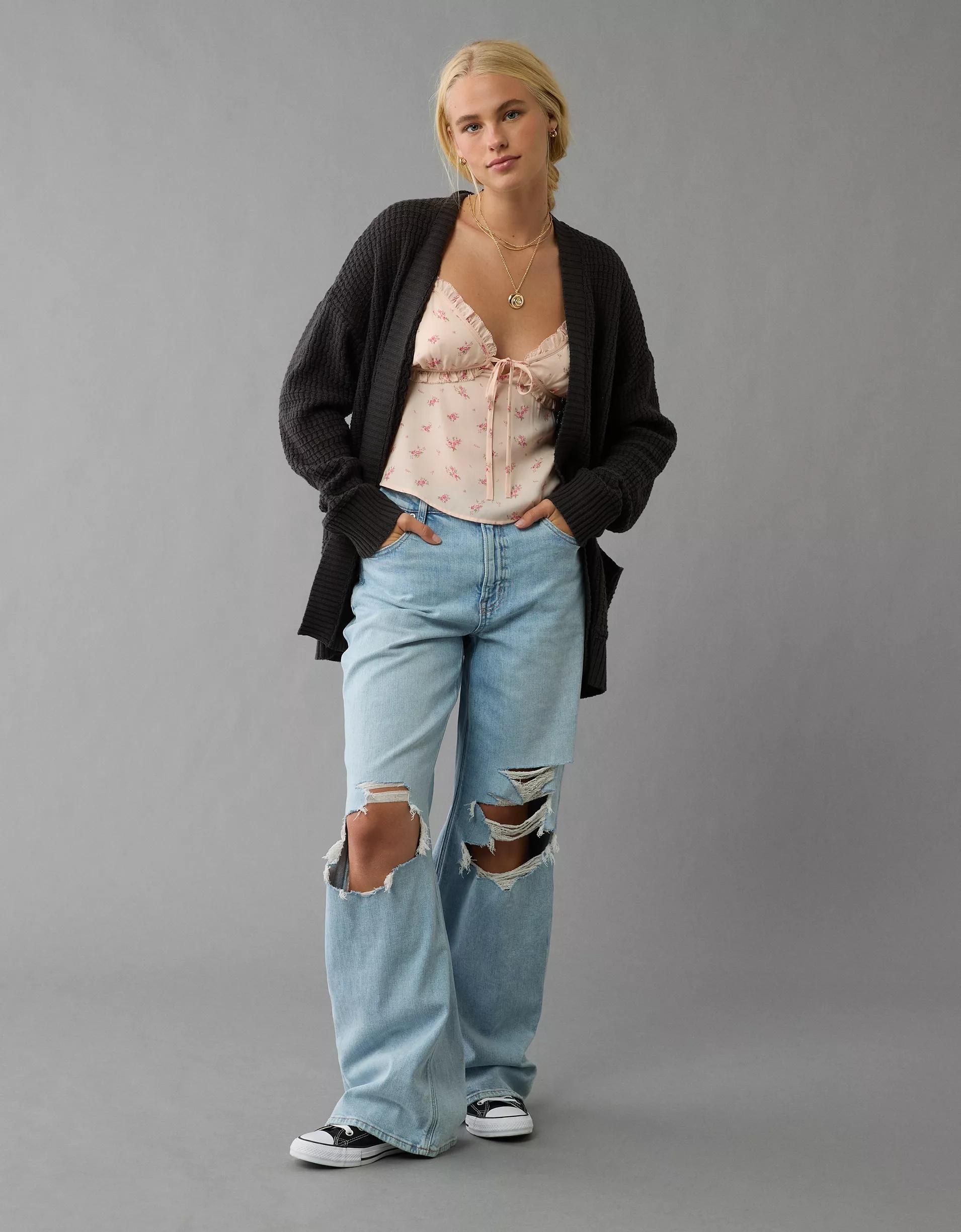 AE Open Stitch Cardigan Product Image