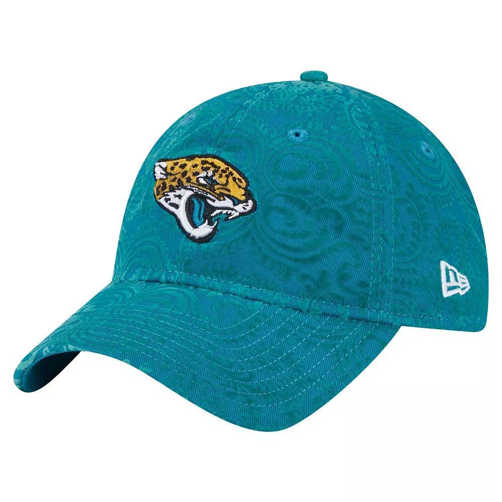 Women's New Era Teal Jacksonville Jaguars Flair 9TWENTY Adjustable Hat, Blue Product Image