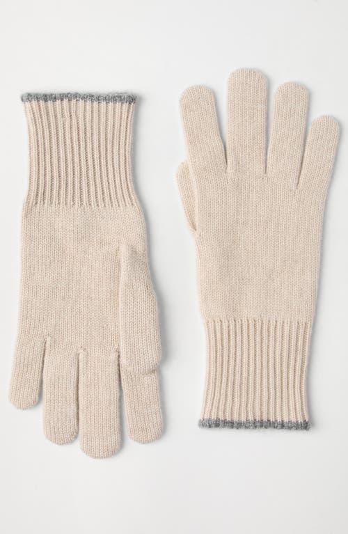 BRUNELLO CUCINELLI Gloves In Beige Product Image