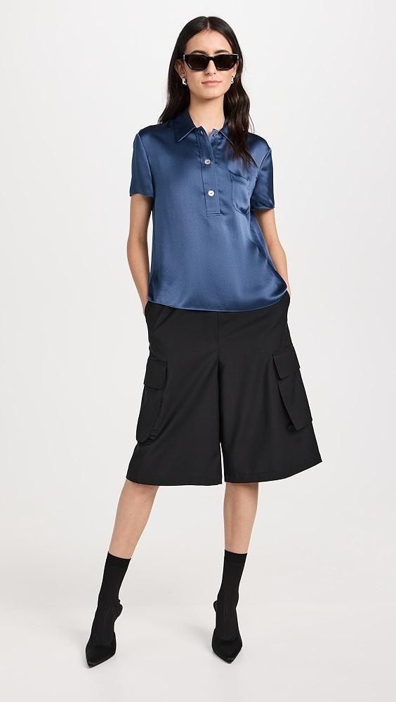 Vince Short Sleeve Polo | Shopbop Product Image