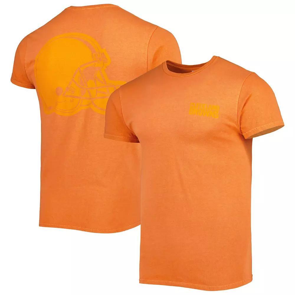 Men's '47 Orange Cleveland Browns Fast Track Tonal Highlight T-Shirt,  Product Image