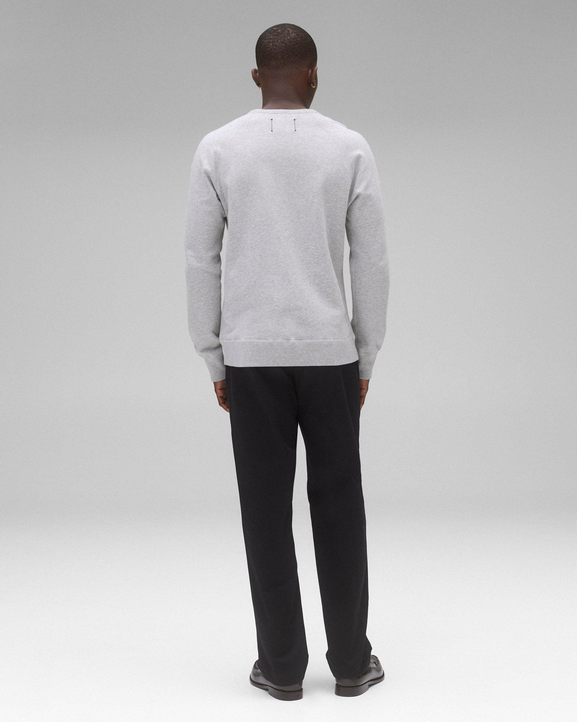 Midweight Terry Slim Crewneck - Vault Male Product Image