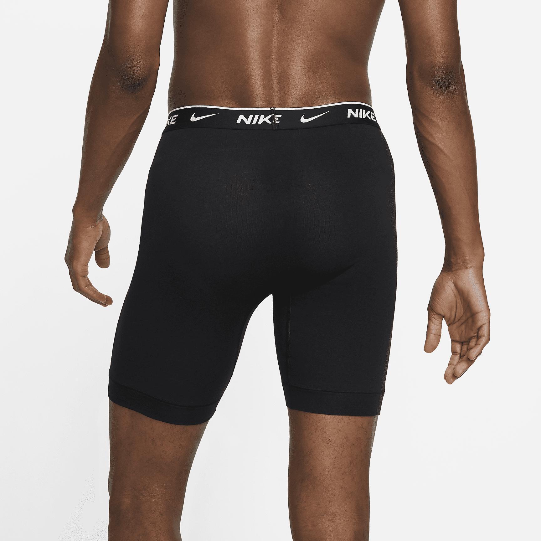 Nike Dri-FIT Essential Cotton Stretch Men's Long Boxer Briefs (3-Pack) Product Image