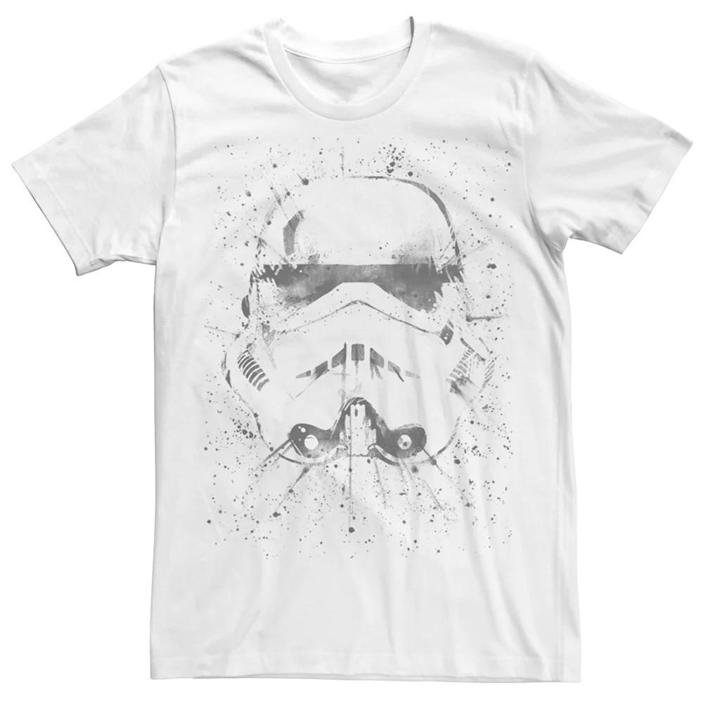 Men's Star Wars Stormtrooper In Space Splatter Tee, Size: Medium, White Product Image