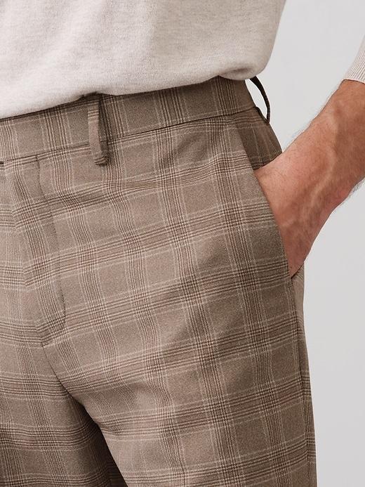 Tailored-Fit Taupe Glen Plaid Suit Trouser Product Image