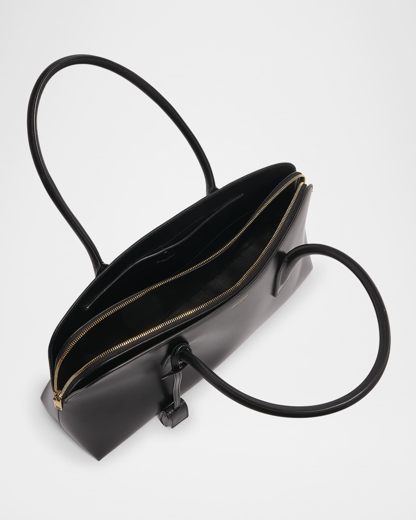 Sac de Jour Large Bowling Top-Handle Bag in Leather Product Image