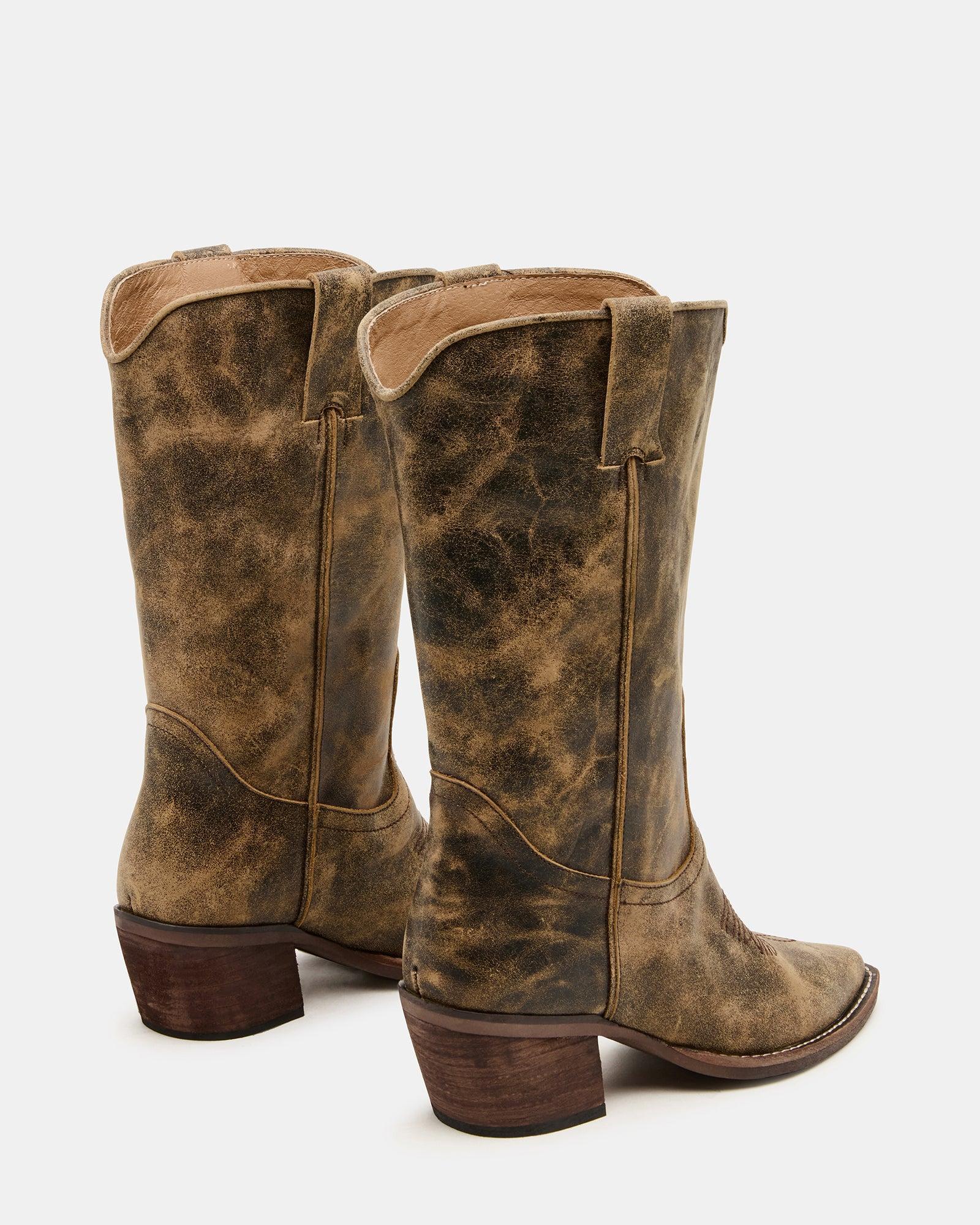 ALBANY BROWN DISTRESSED WIDE CALF Female Product Image