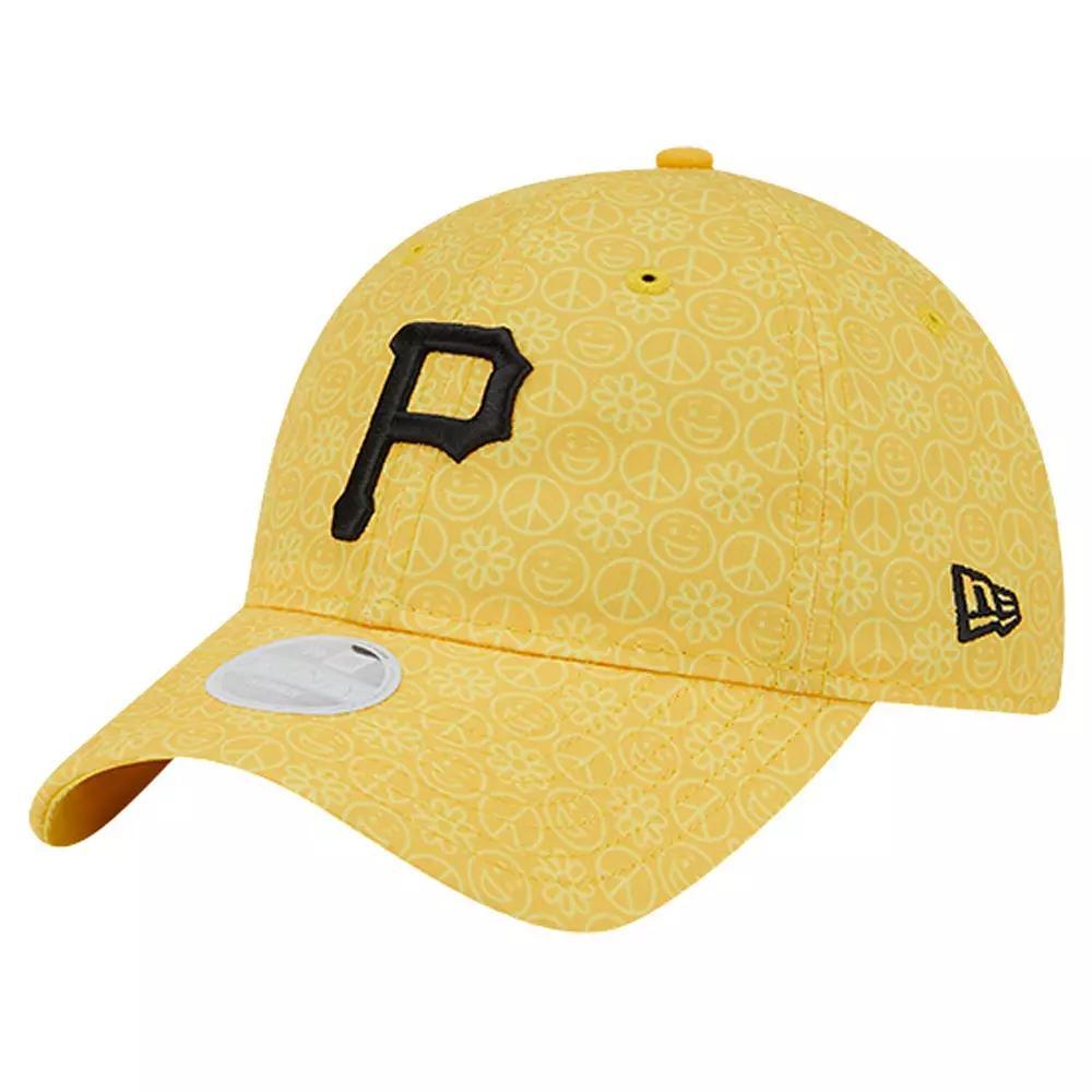 Women's New Era Gold Pittsburgh Pirates Don't Worry 9TWENTY Adjustable Hat Product Image