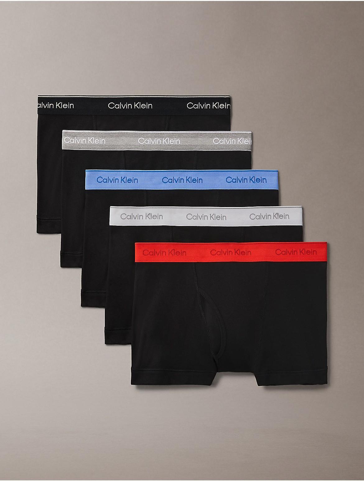 Calvin Klein Mens Cotton Classics 5-Pack Trunk - Multi Product Image