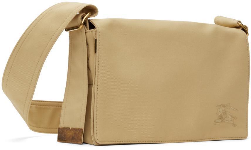 BURBERRY Beige Trench Crossbody Bag In Flax Product Image