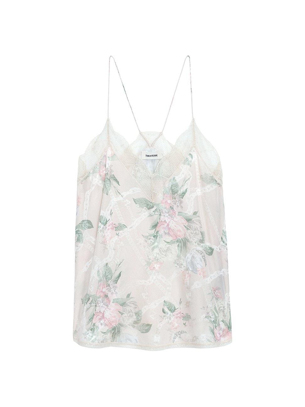 Womens Cristy Floral Chain Camisole Product Image