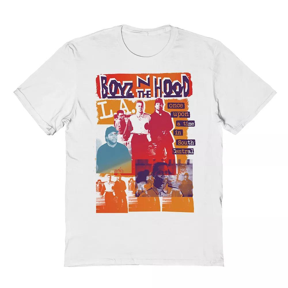 Men's Stencil Graphic T-Shirt, Size: Large, White Product Image