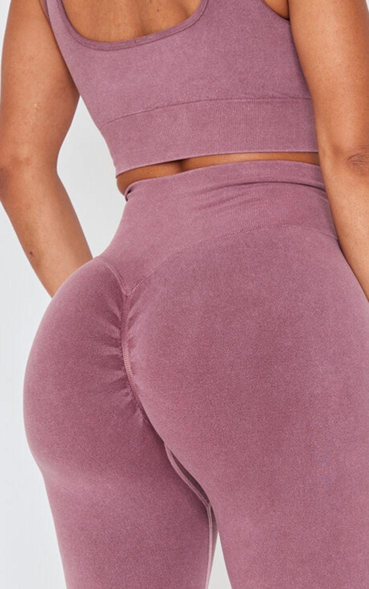 Shape Burgundy Seamless Seam Front Bralette Product Image