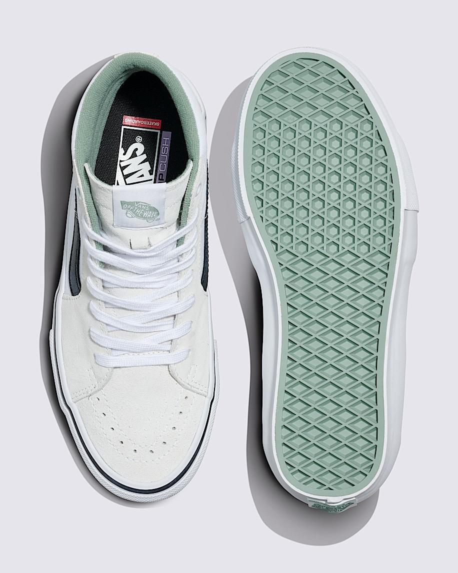 Skate Sk8-Hi Shoe in White| Vans US Product Image