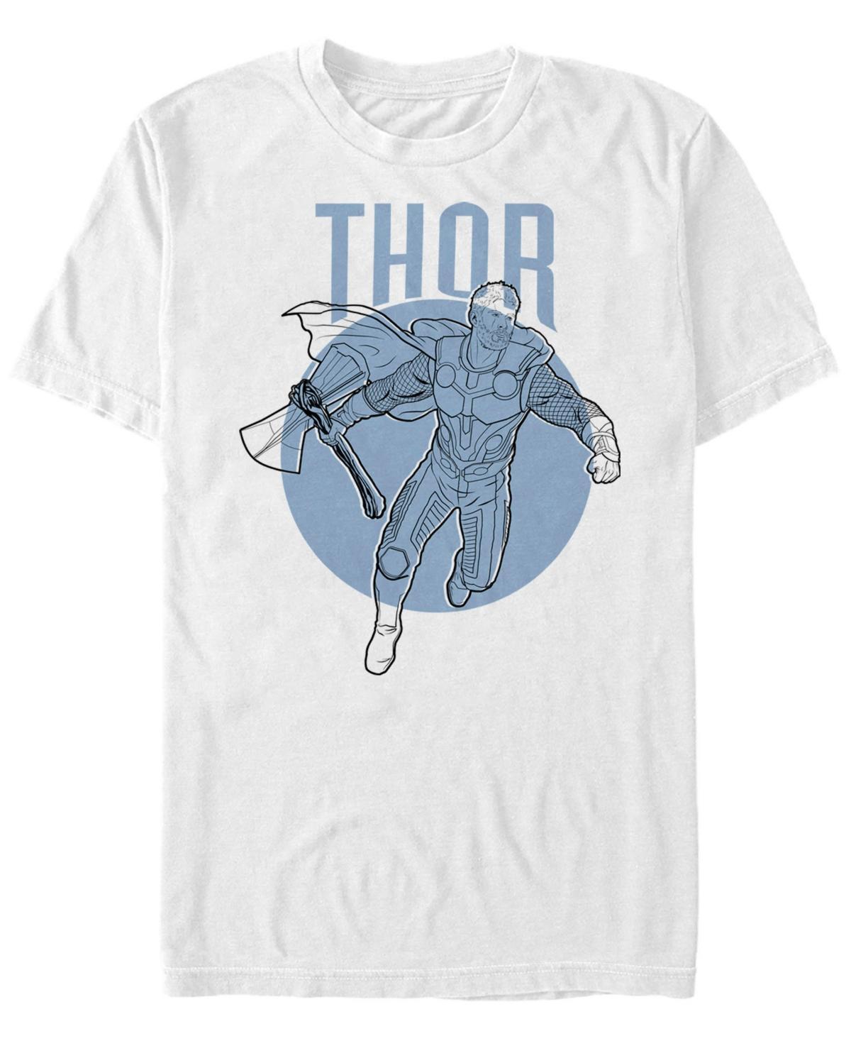 Men's Marvel Avengers Thor Simplicity Tee, Size: Medium, White Product Image