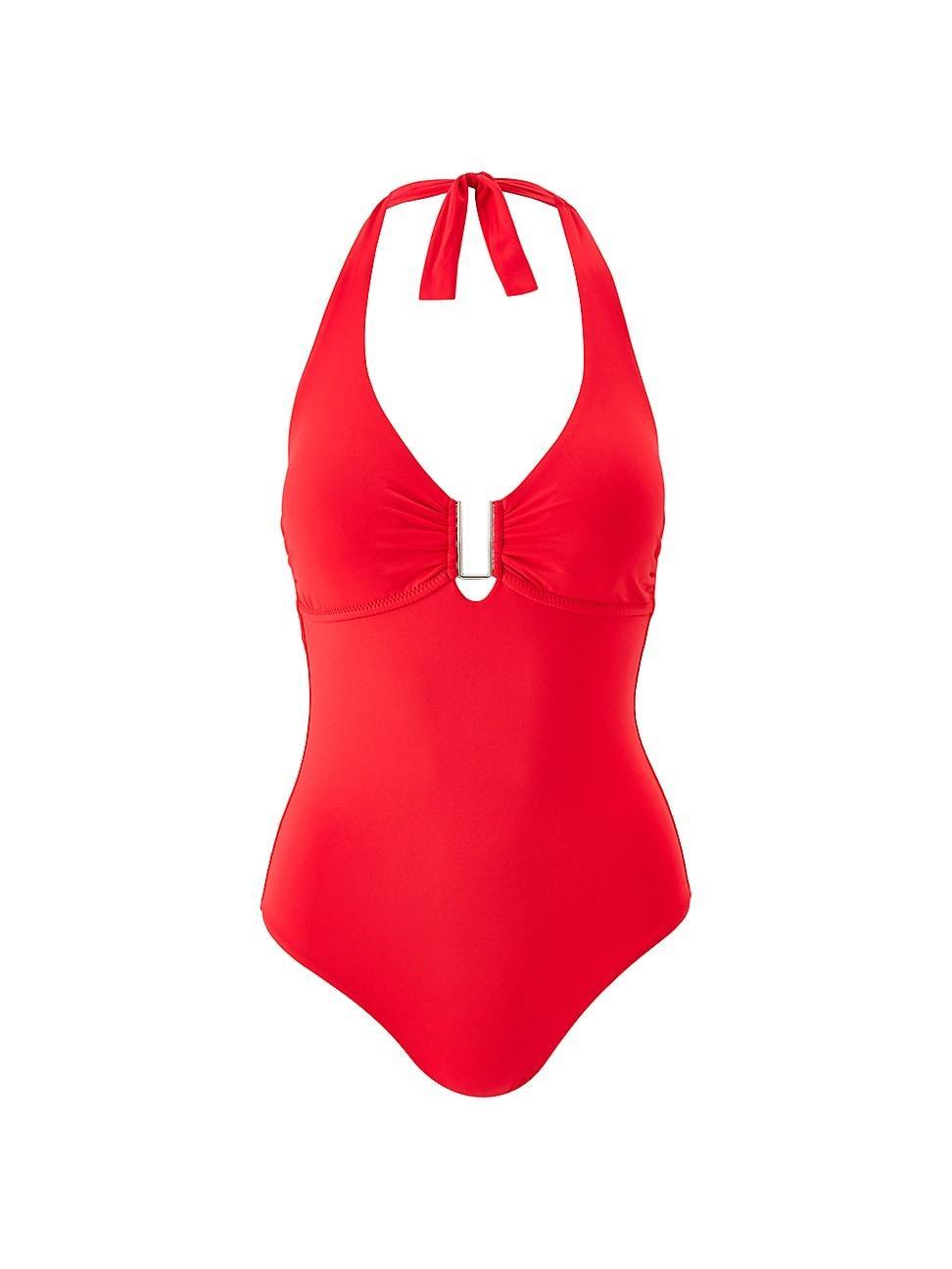 Womens Tampa Halterneck One-Piece Swimsuit Product Image