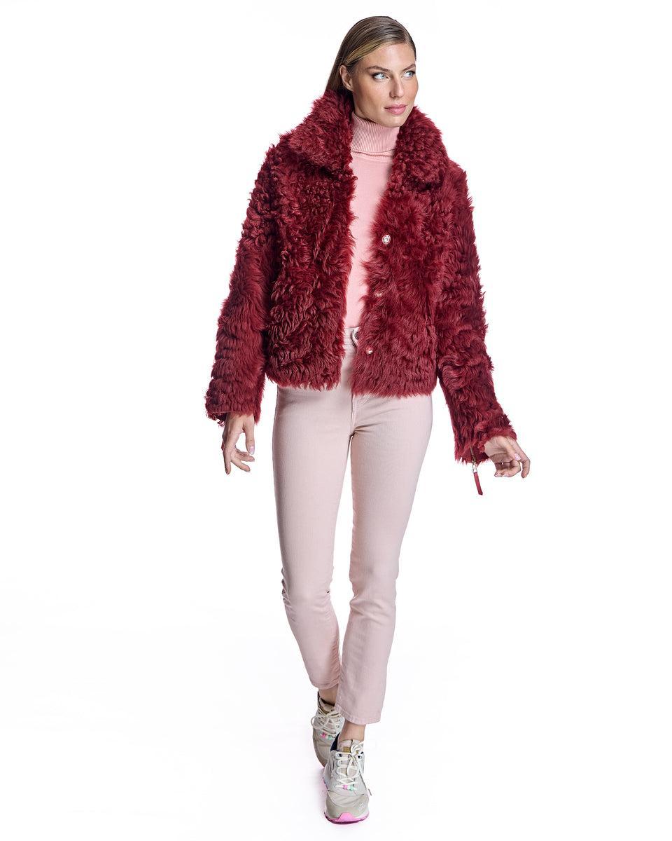 Reversible Curly Lamb Jacket Product Image