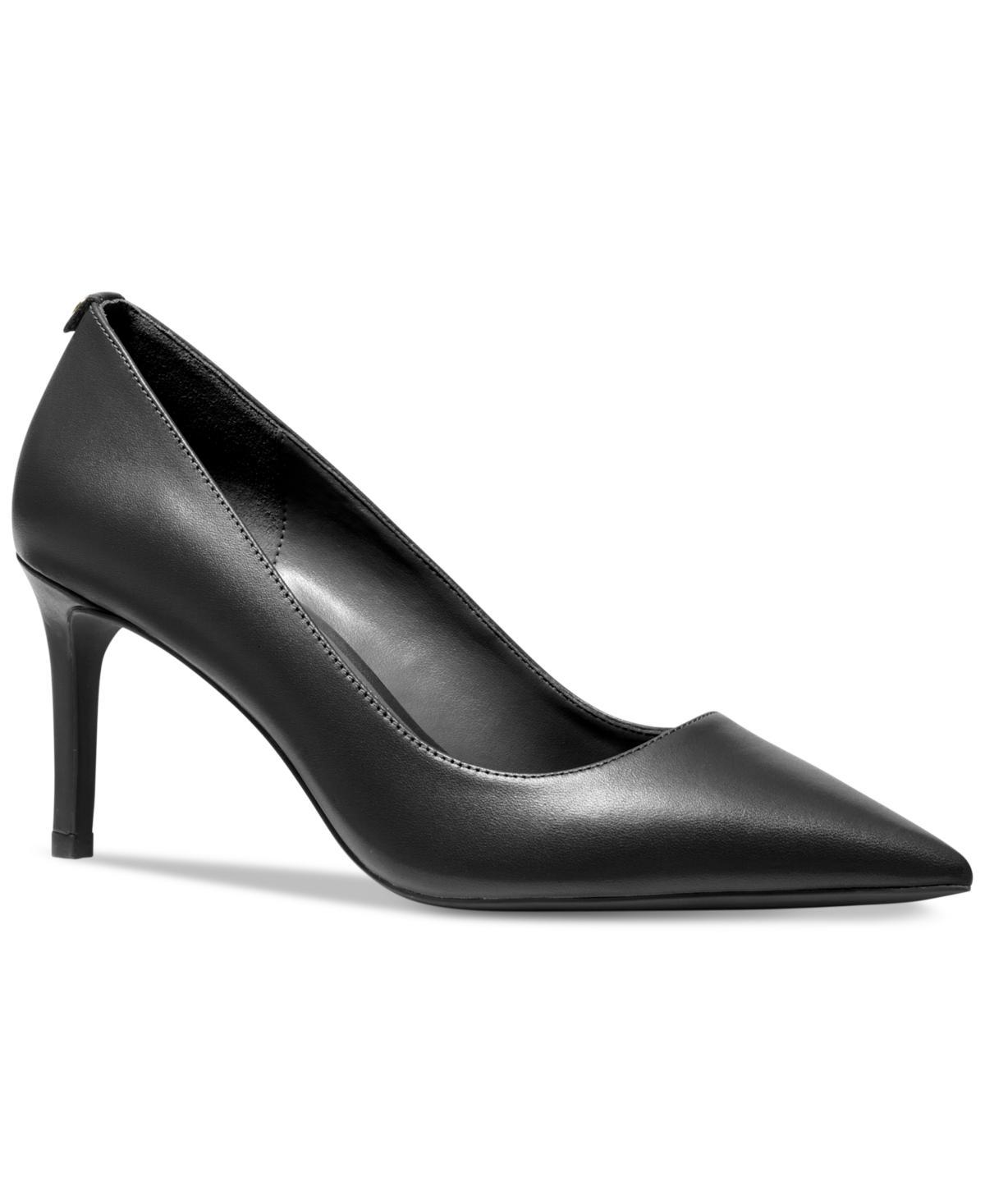 Womens Alina 75MM Leather Pointed-Toe Pumps Product Image