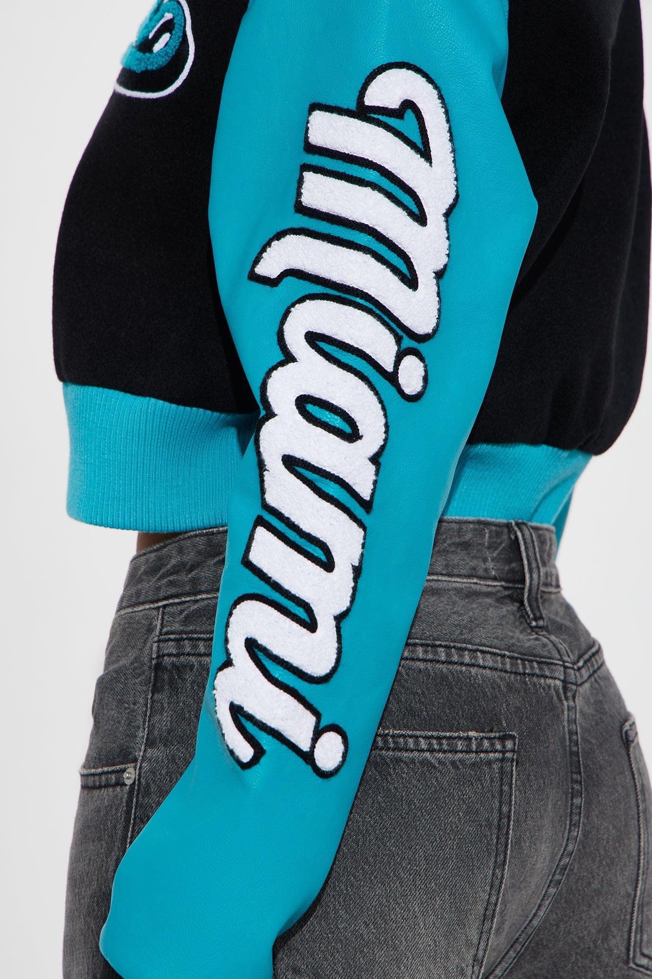 Miami Dolphins Bomber Jacket - Black Product Image