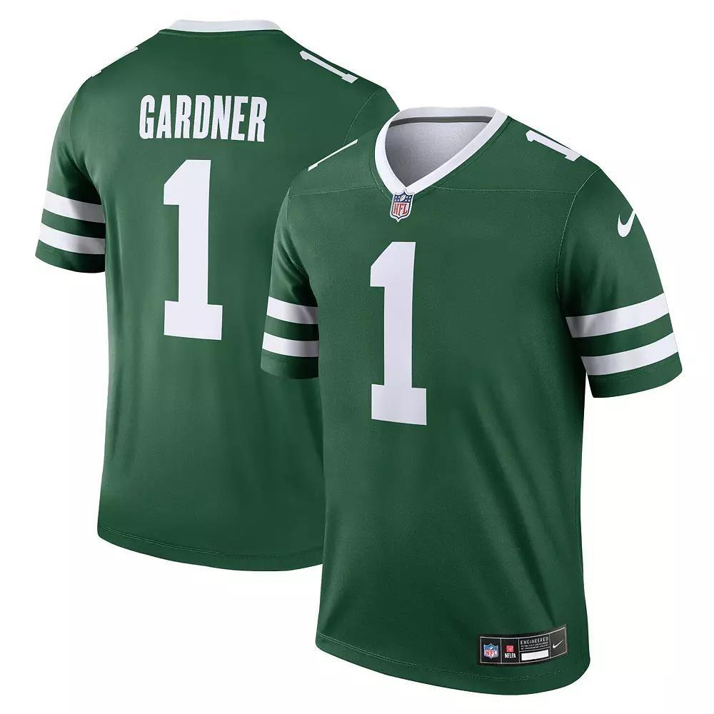 Men's Nike Ahmad Sauce Gardner Legacy Green New York Jets Legend Jersey,  Product Image