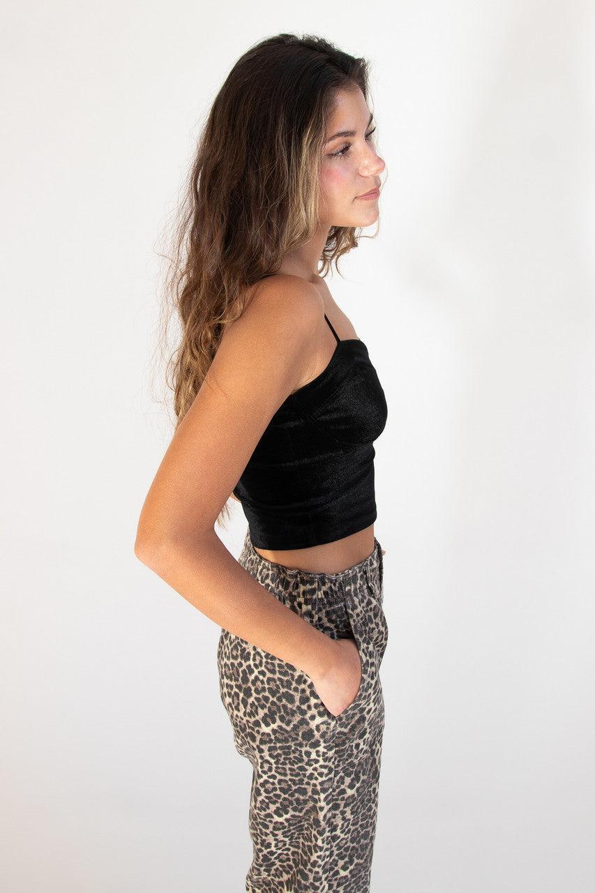 Velvet Bustier Cami Product Image