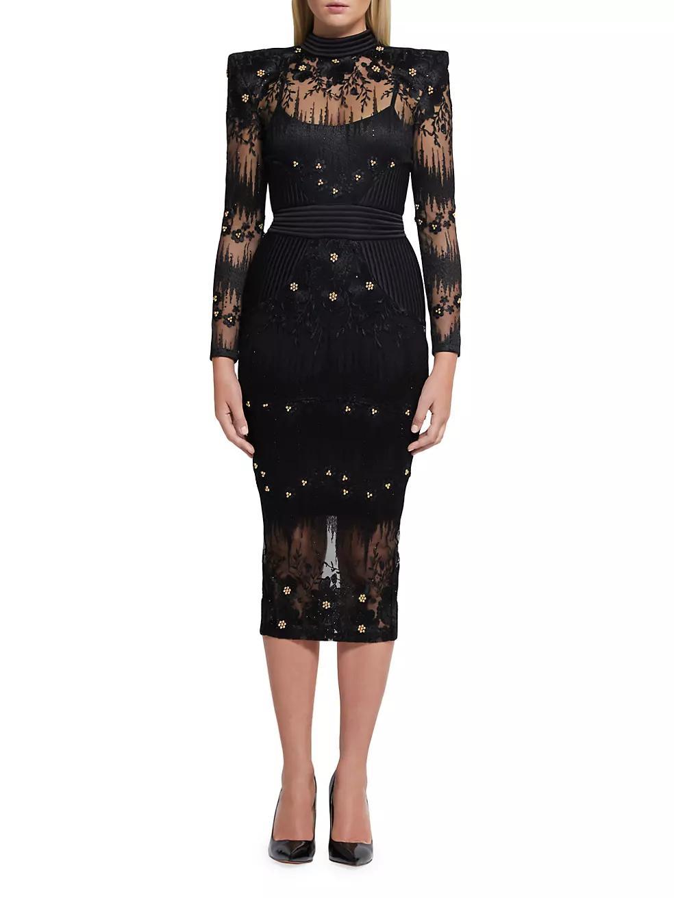 L'Artiste Embellished Midi-Dress Product Image