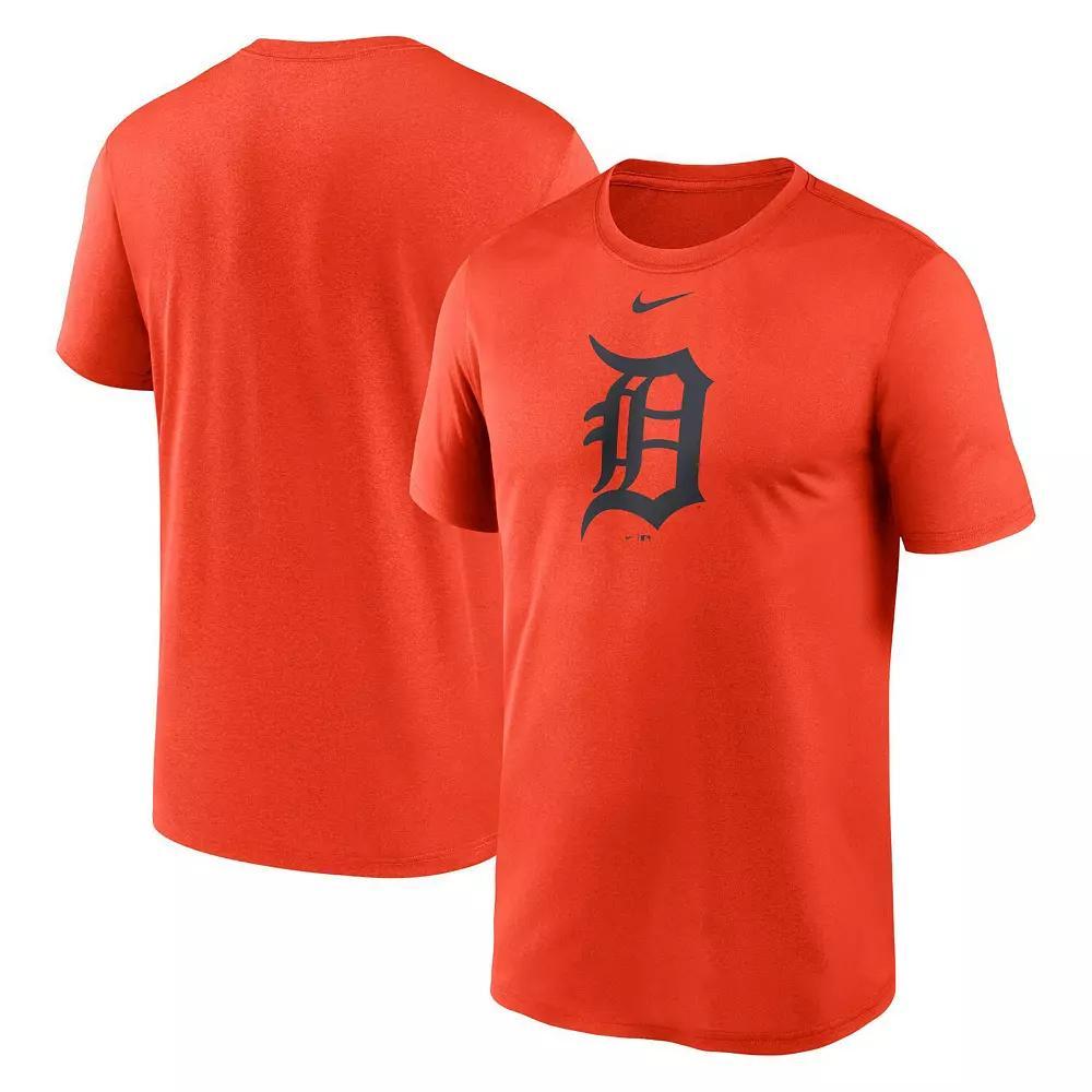 Men's Nike Orange Detroit Tigers New Legend Logo T-Shirt, Size: Small Product Image