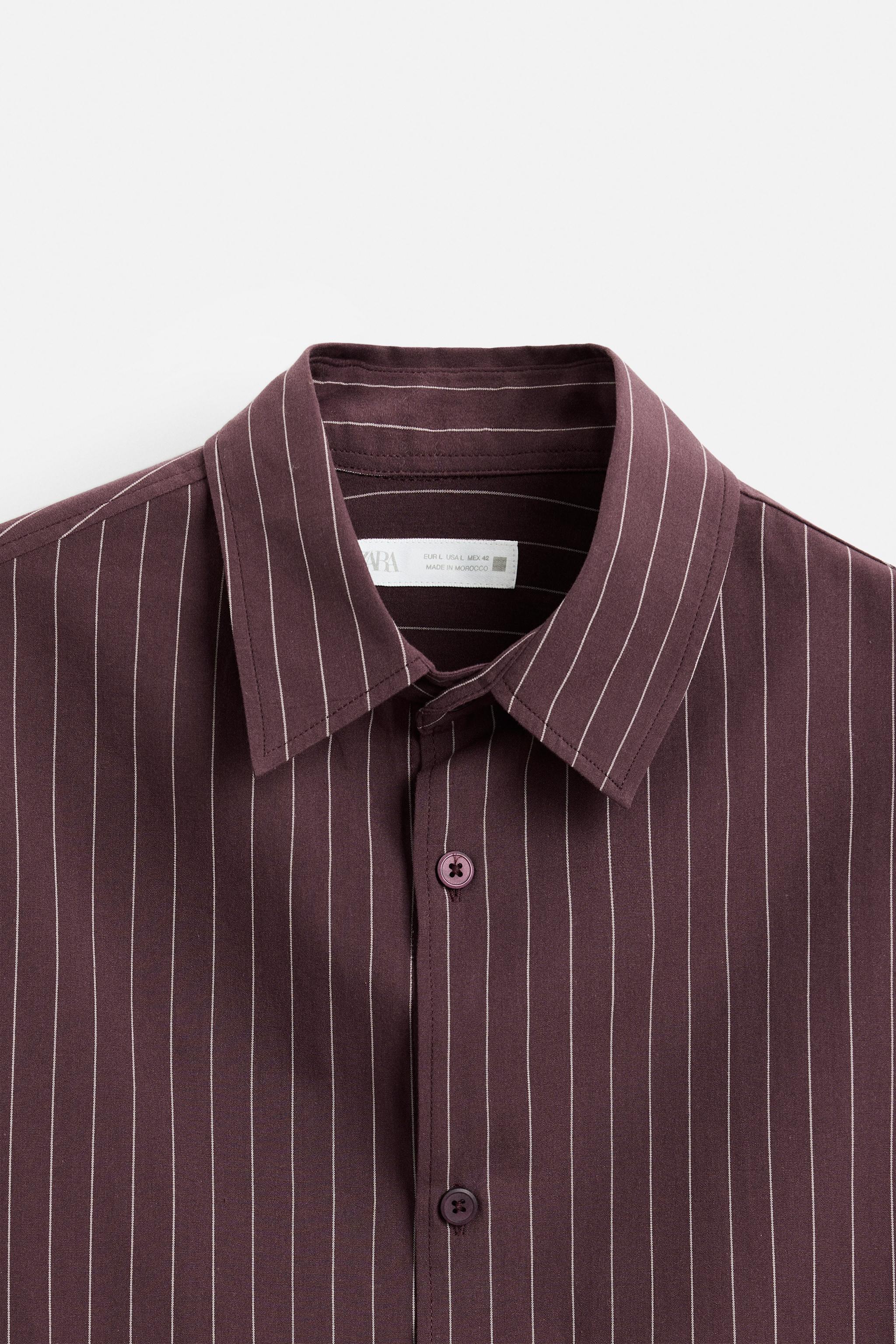 STRIPED COTTON SHIRT Product Image