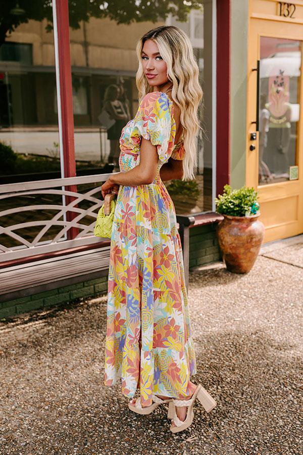 On Tropic Time Maxi Dress in Sea Glass Product Image