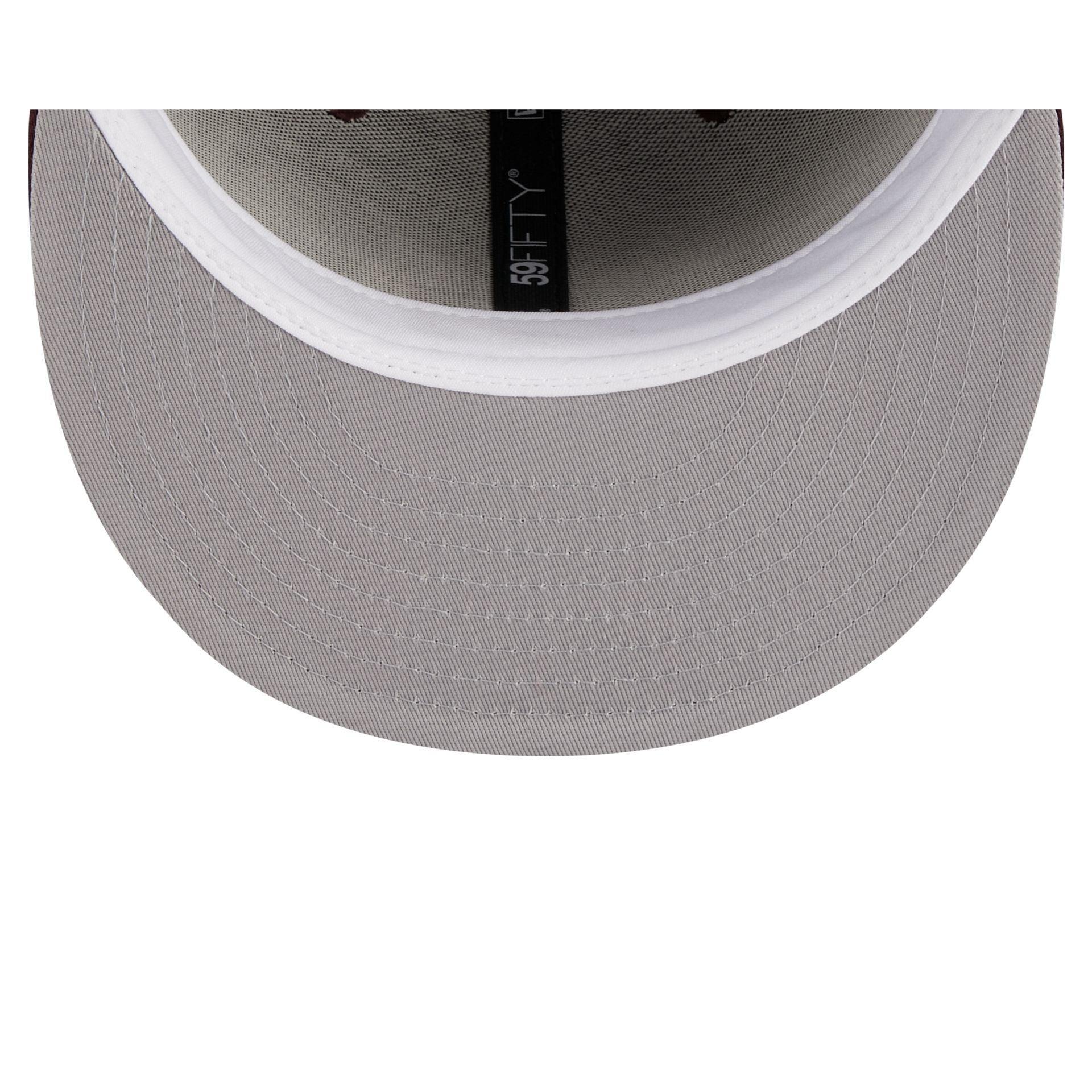 Cleveland Guardians Metallic Gold Logo 59FIFTY Fitted Hat Male Product Image