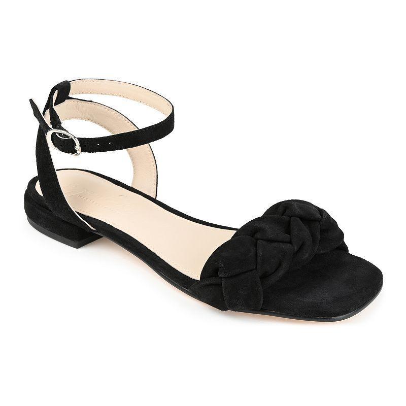 Journee Signature Sellma Womens Leather Sandals Product Image