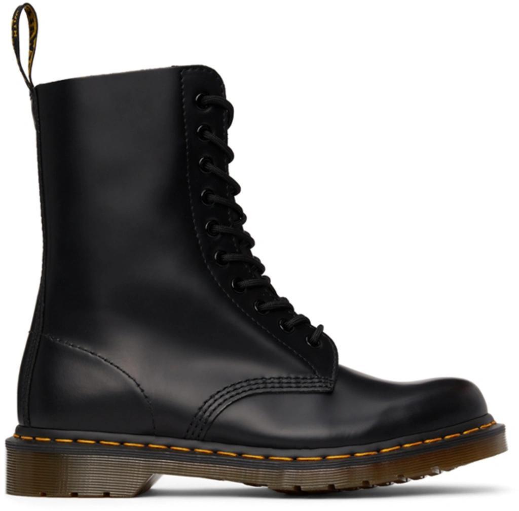 DR. MARTENS' Smooth 1490 Boots In Black/black Product Image