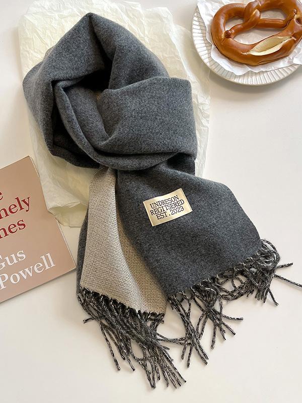 Keep Warm Tasseled Shawl&Scarf Product Image