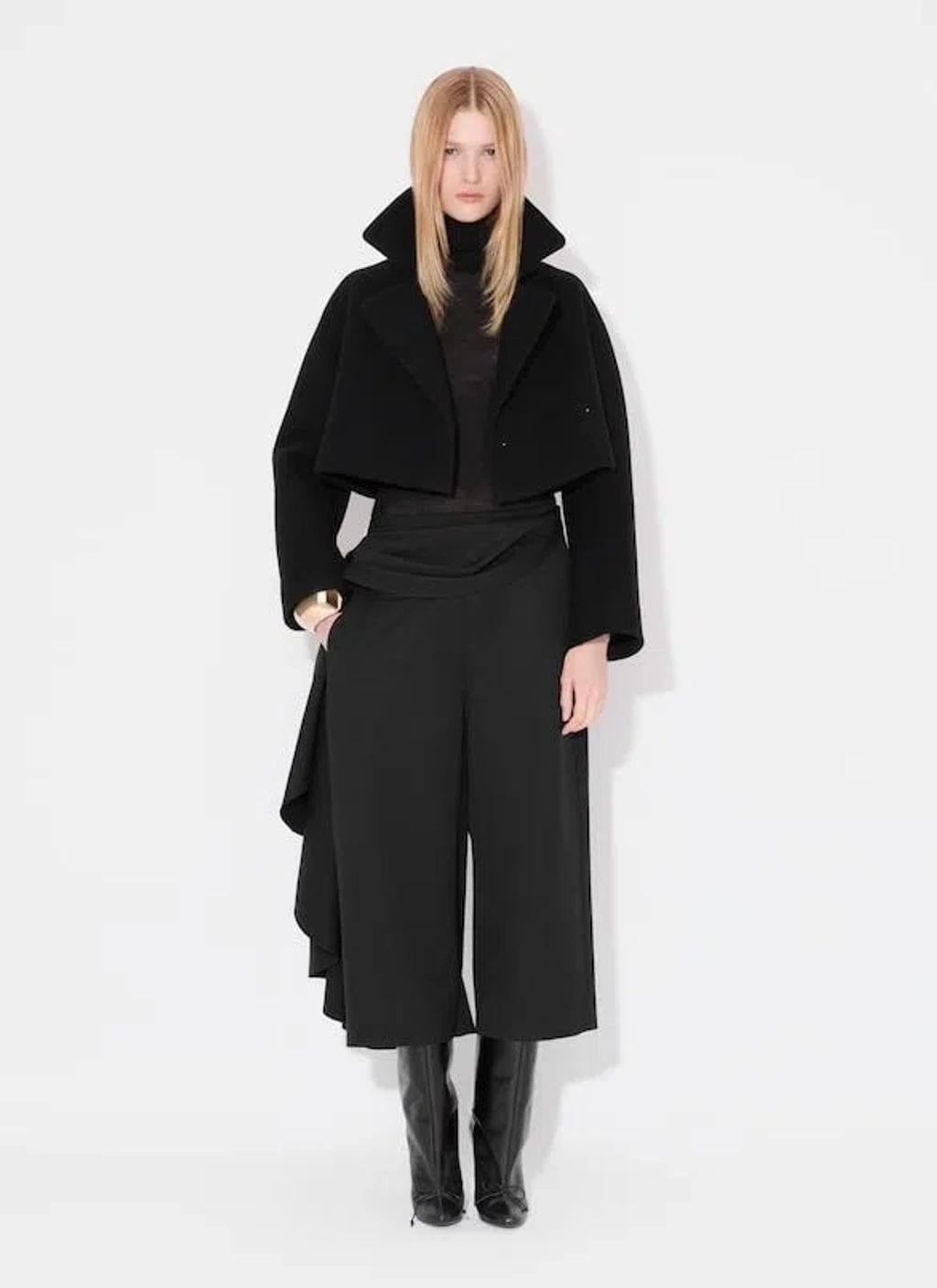 ALAÏA Long-sleeved Casual Jacket In Noiralaia Product Image