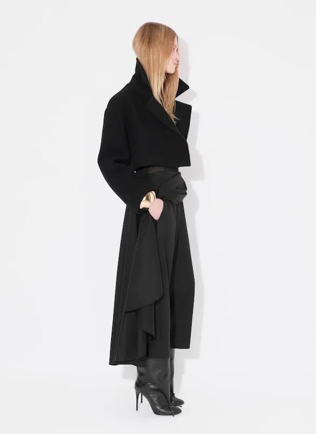 ALAÏA Long-sleeved Casual Jacket In Noiralaia Product Image