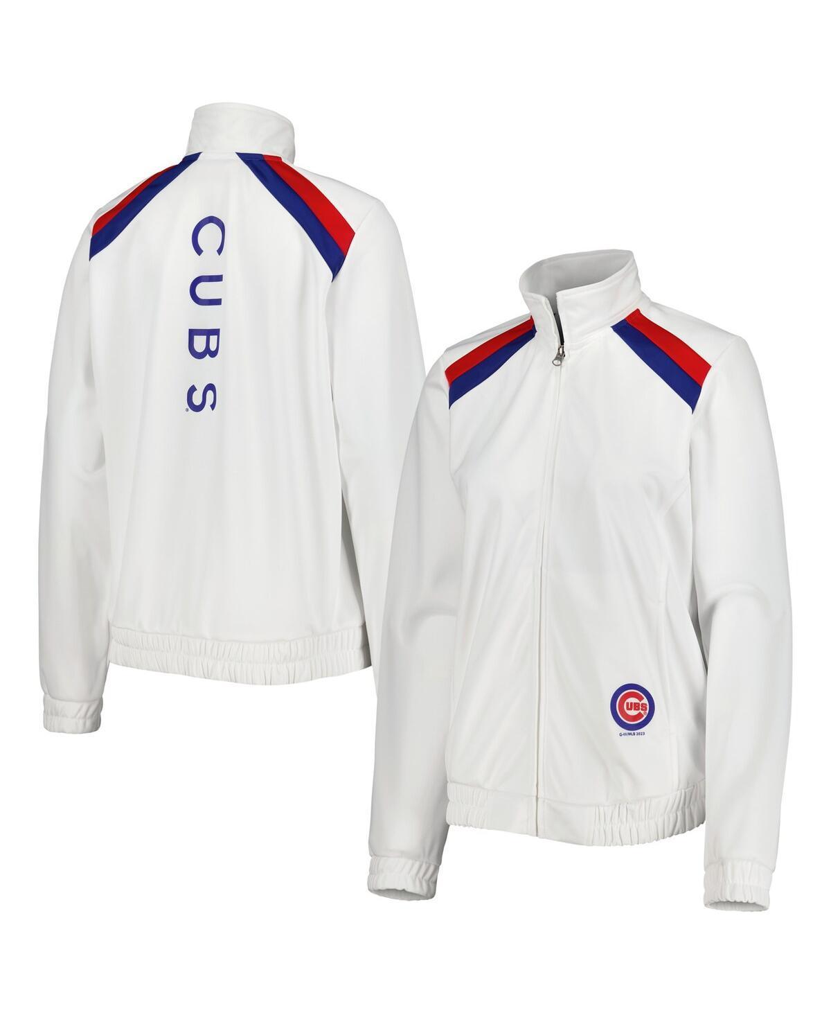 Womens G-III 4Her by Carl Banks Chicago Cubs Red Flag Full-Zip Track Jacket Product Image