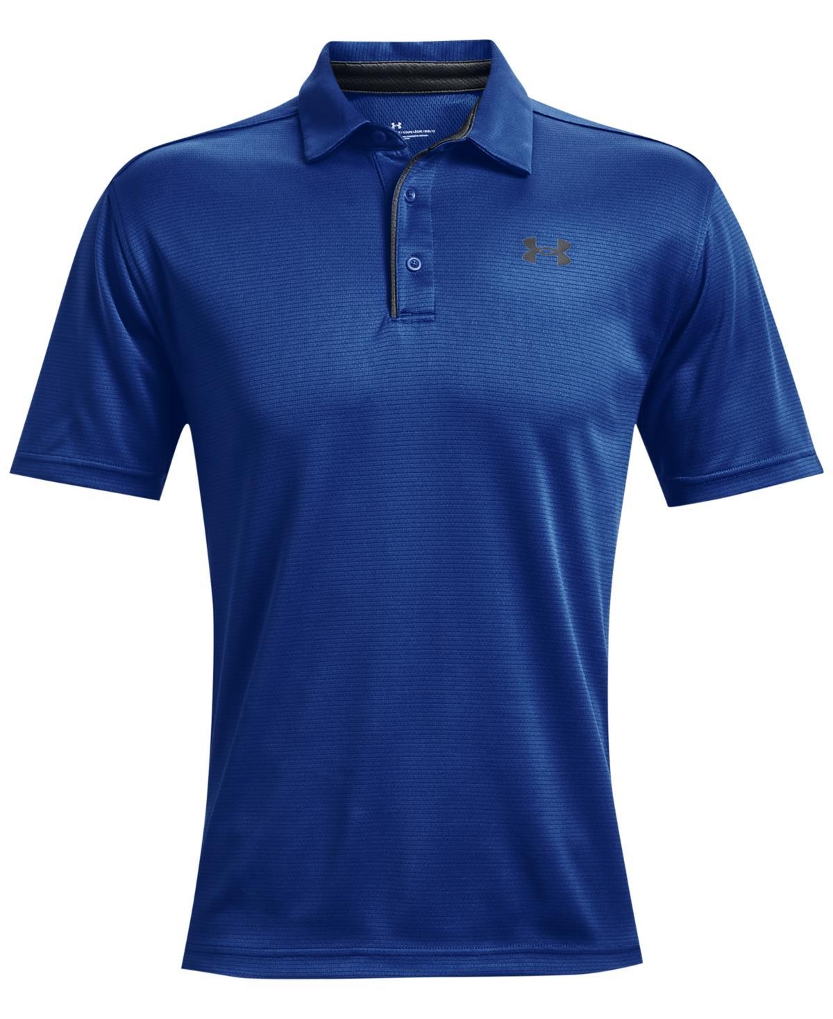 Men's Under Armour Tech Polo, Size: Small, Downpour Gray Product Image